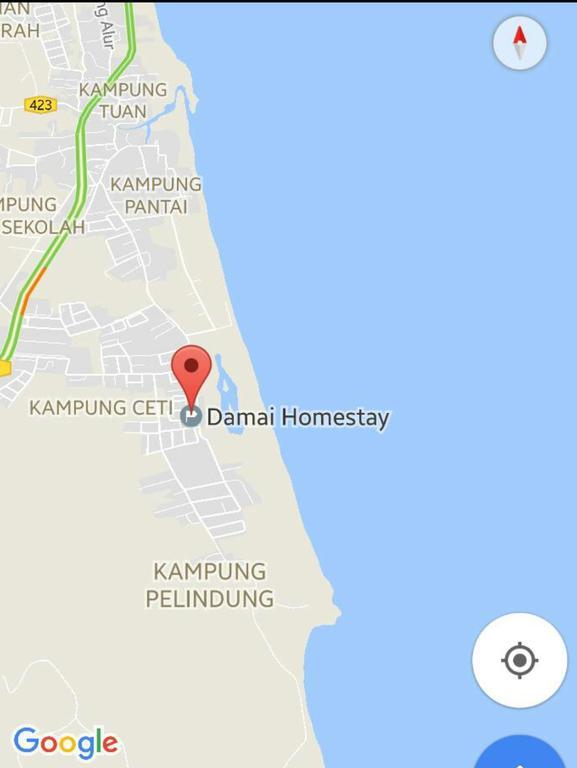 Damai Homestay Pantai Pelindung Kuantan Eksteriør billede